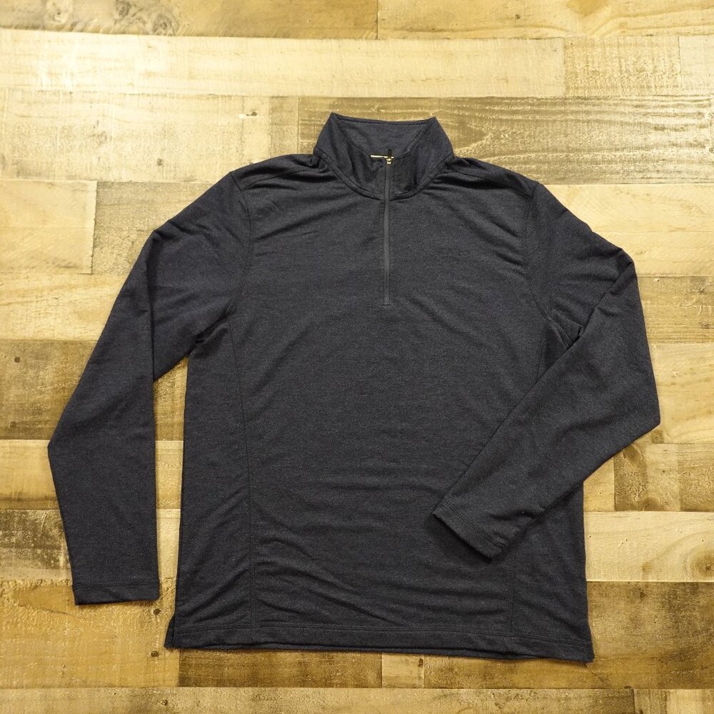 Orvis Classic Collection Quarter-Zip Pullover -‎ Men's Medium Navy